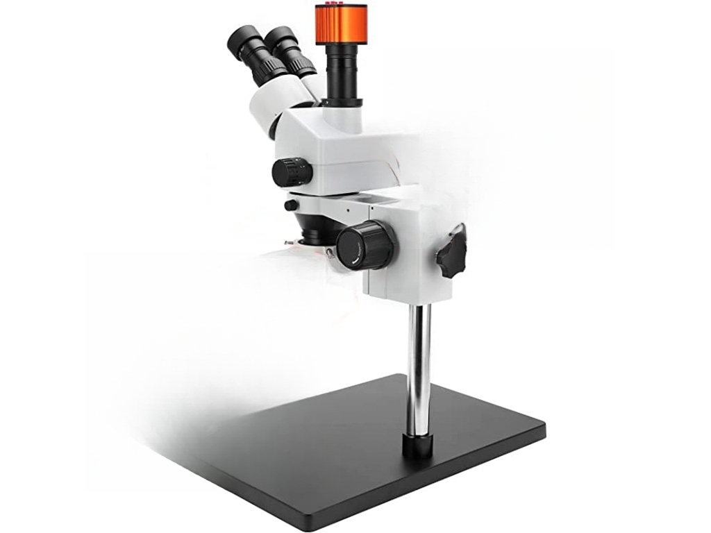 Microscopio trinocular industrial HY-5200D de 24mpx