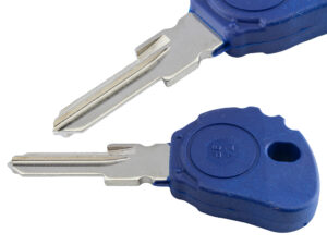 Llave fija con guía a derecha JMA ZA-9P azul para motocicletas